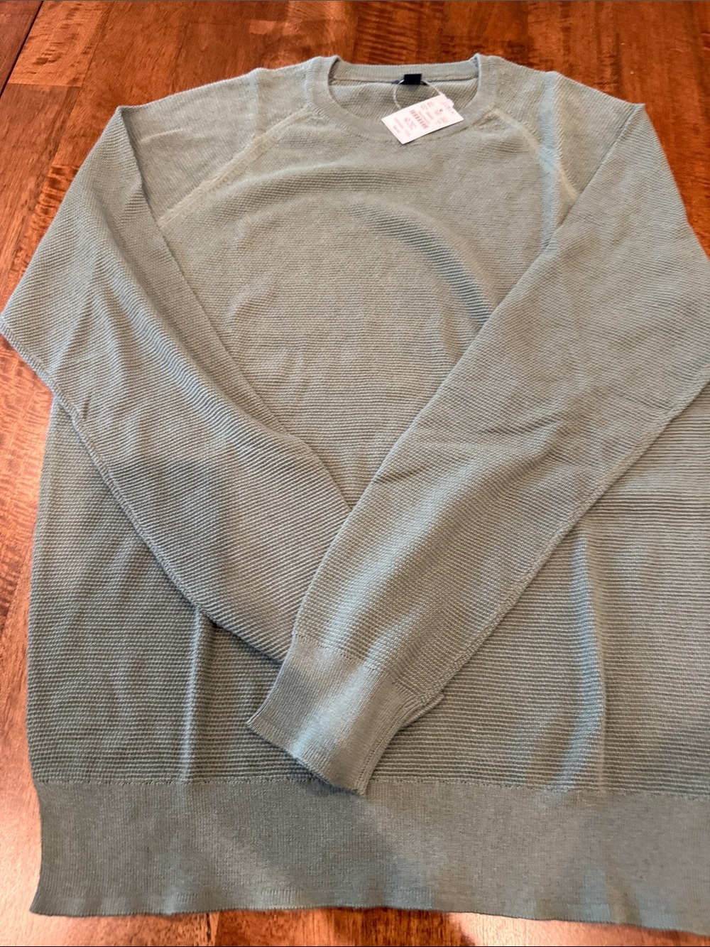J. Crew Sage Green Crewneck Sweater - mens